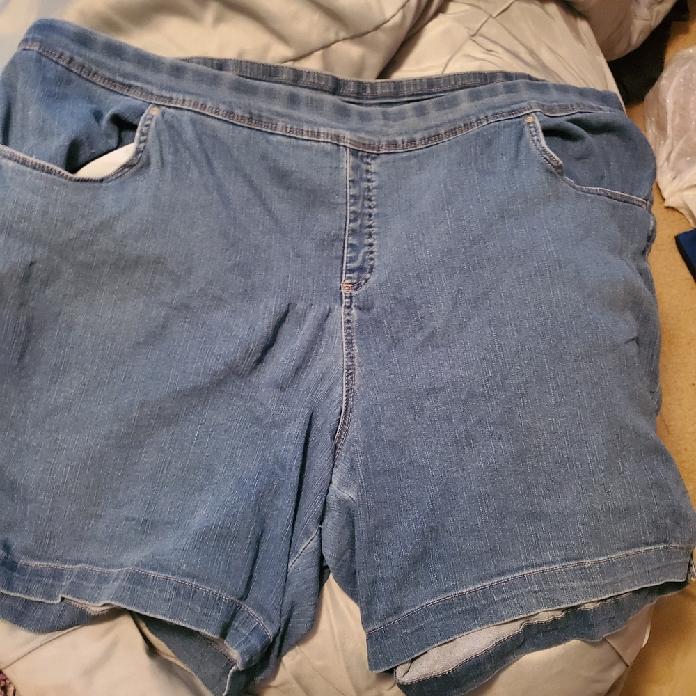 Terra & Skye Plus size Denim shorts